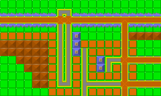 Preview image of a Top-down 16 × 16 map tileset and sprites